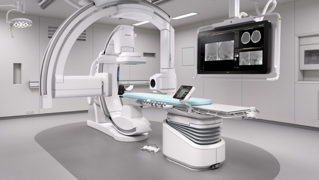 Imagem 1 - Modelo de Equipamento de Angiografia Digital
